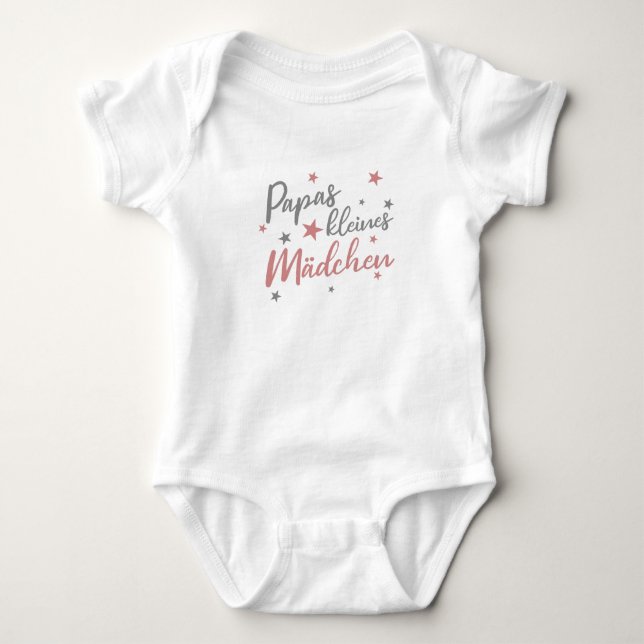 Daddy's Little Girl Baby Strampler (Vorderseite)