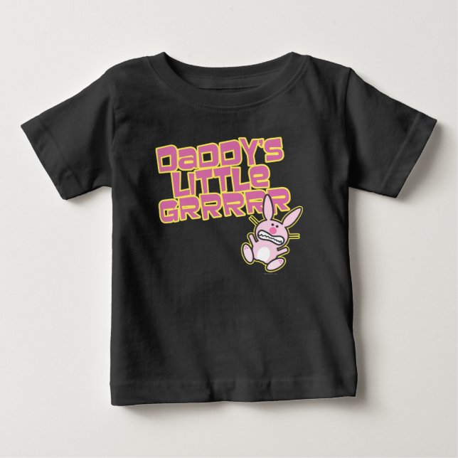 Daddy's Little Girl Baby T-shirt (Vorderseite)