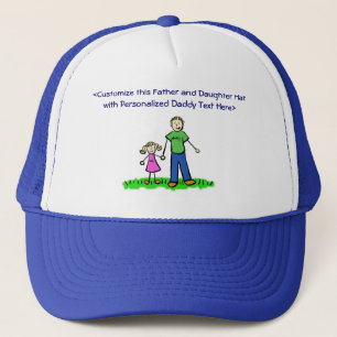 Daddy's Little Girl Custom Cap oder Hat (Blond) Truckerkappe