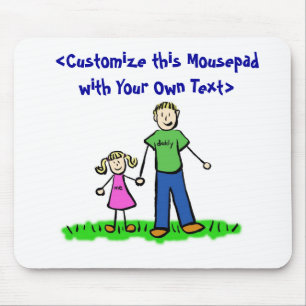 Daddy's Little Girl Mousepad (Blond)