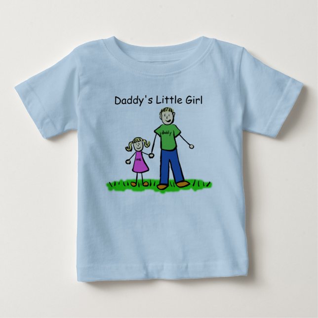 Daddy's Little Girl Shirt (Blond Customize) (Vorderseite)