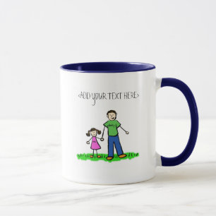 Daddy's Little Girl Tasse (Brünett)