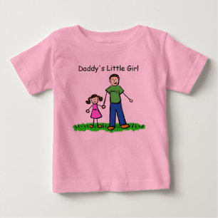 Daddy's Little Girl Zeichnend T - Shirt (Anpassen)