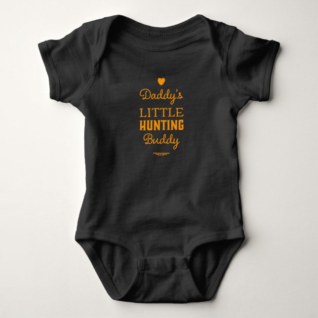 Daddy's Little Hunting Buddy Baby Strampler (Vorderseite)