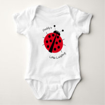 Daddy's Little Ladybug Girly Kids Cartoon
