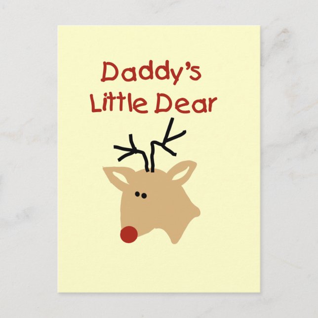 Daddy's Little Lieber Tshirts und Geschenke Postkarte (Vorderseite)