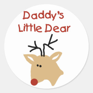 Daddy's Little Lieber Tshirts und Geschenke Runder Aufkleber