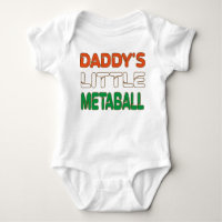 Daddy's Little Meatball Funny Italy Vater Joke
