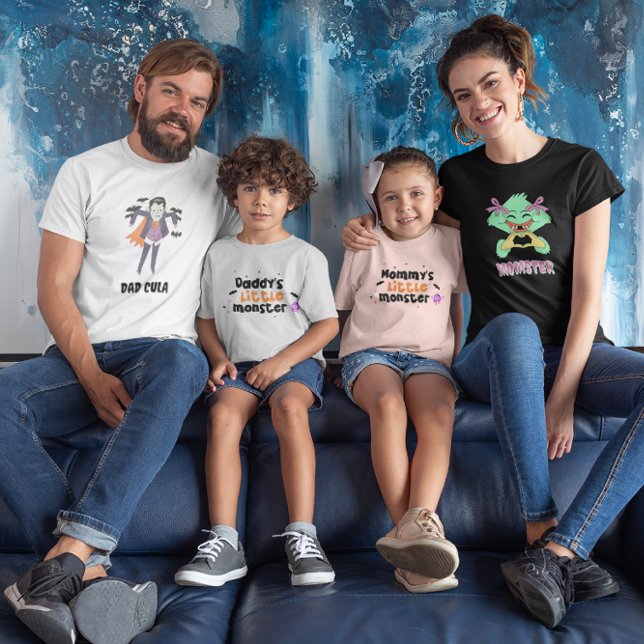 Daddy's Little Monster Niedlich Halloween Kleinkind T-shirt (Von Creator hochgeladen)