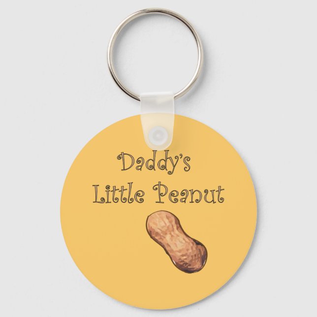Daddy's Little Peanut Keychain Schlüsselanhänger (Vorderseite)