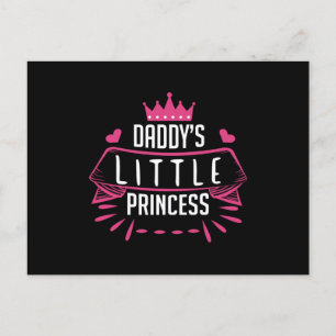 Daddys Little Princess Postkarte
