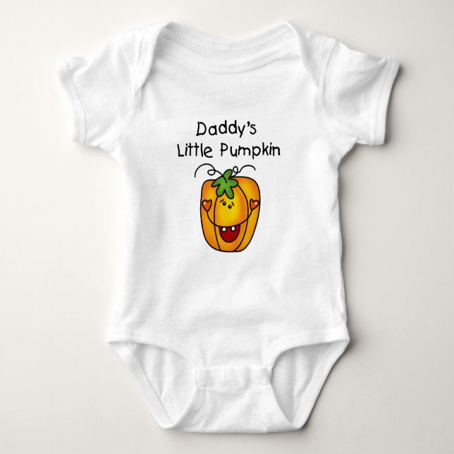 Daddy's Little Pumpkin T - Shirt und Geschenke (Vorderseite)
