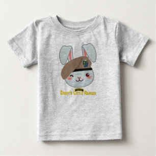 "Daddy's Little Ranger Bunny" Baby T - Shirt