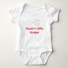 "Daddy's Little Slugger" Baby Bodysuit Strampler