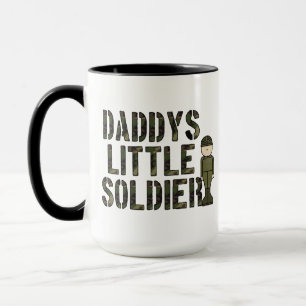 Daddys Little Soldier Tasse