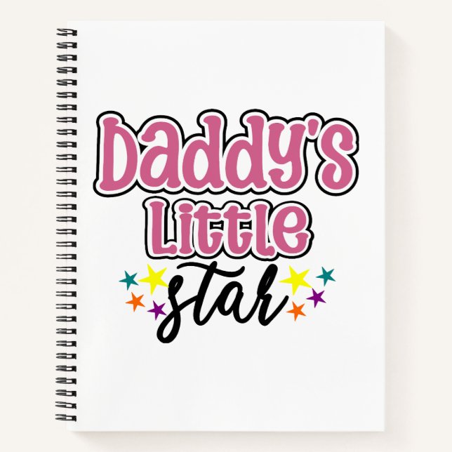 Daddy's Little Star Notizbuch (Vorderseite)