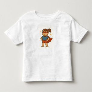 Daddy's Little Superhero Girl - Niedlicher Cartoon Kleinkind T-shirt