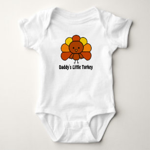 Daddys Little Turkey Baby Strampler