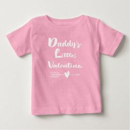 Daddy's Little Valentine, Kleinkind Boy Valentine  Baby T-shirt