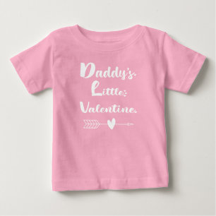 Daddy's Little Valentine, Kleinkind Boy Valentine  Baby T-shirt