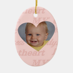 Daddys Mädchen Babys erstes Weihnachten Keramikornament