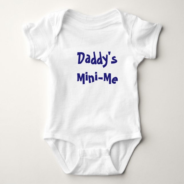 Daddy's Mini-me Onsie/Strampler für Baby Baby Strampler (Vorderseite)
