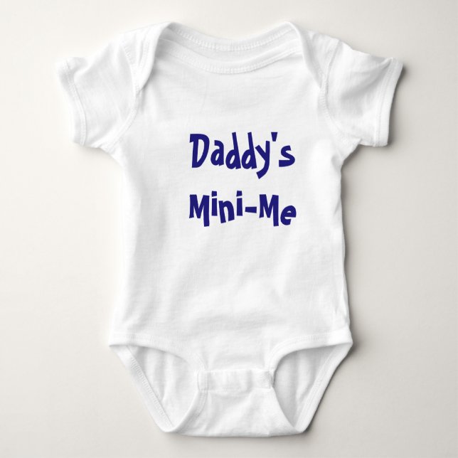 Daddy's Mini-me Onsie/Strampler für Baby Strampler (Vorderseite)