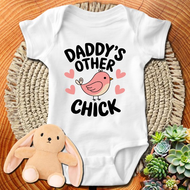 Daddy's Other Chick - Spaß und Niedliche Liebe Baby Strampler (Von Creator hochgeladen)