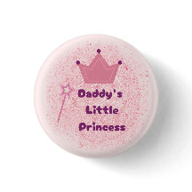 Daddy's Princess Button