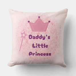 Daddy's Princess Throw Kissen