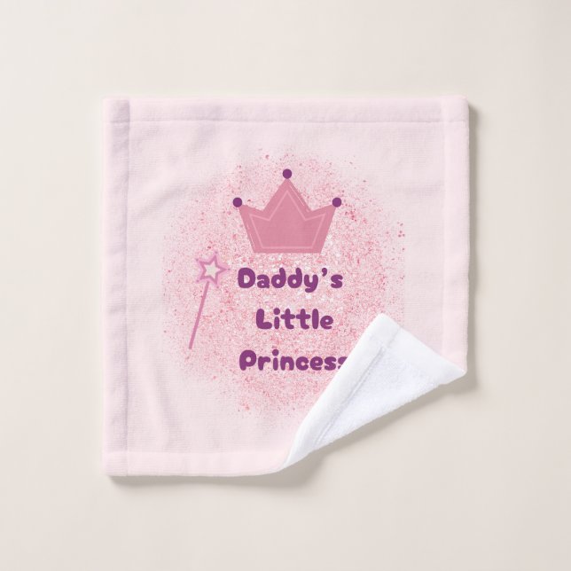 Daddy's Princess Wash Tuch (Waschlappen)