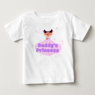 Daddys Prinzessin ist glücklich Baby T-shirt
