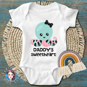 Daddys Schatz Kawaii Oktopus Baby Strampler