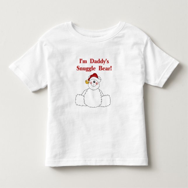 Daddy's Snuggle Bear Tshirts und Geschenke (Vorderseite)