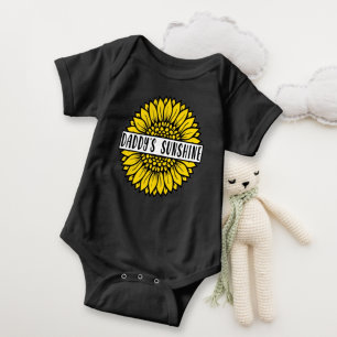 Daddys Sonnenblume Sunshine Baby Strampler