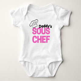 Daddy's Sous Koch Future Cooking Buddy Baby Strampler