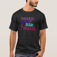 Daddys süße kleine Prinzessin Niedliche Vater-Toch