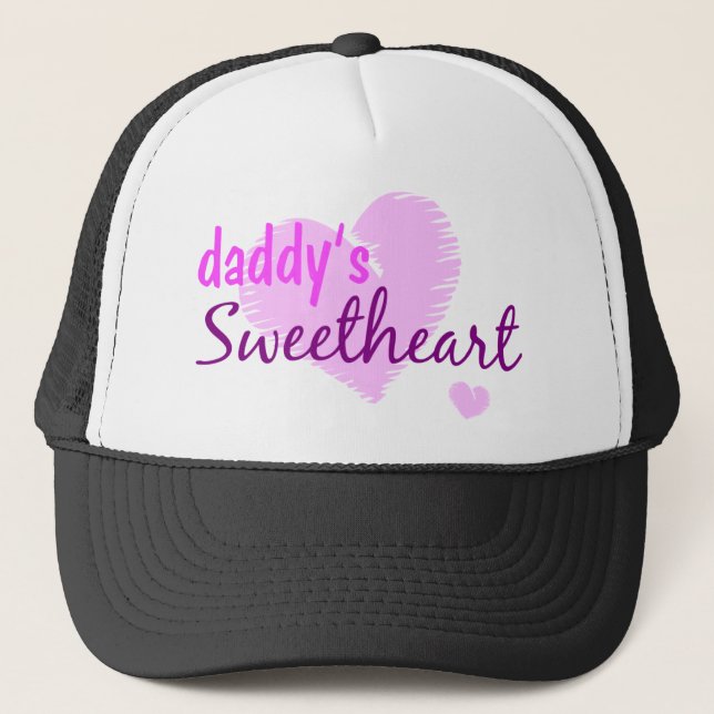Daddy's Sweetheart Truckerkappe (Vorderseite)