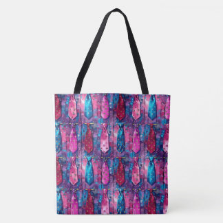 Daddy's Ties Large Shoulder Tote Bag