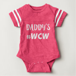 Daddy's WCW-lustiges Baby-Shirt Baby T-shirt