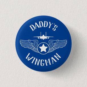 Daddy's Wingman Strike Eagle Jet Button