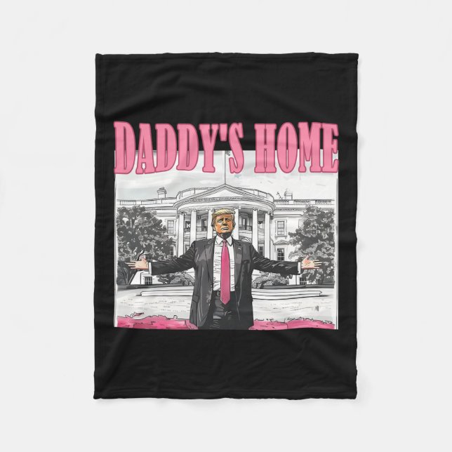 Daddy's Zuhause 2024 Fleecedecke (Vorderseite)