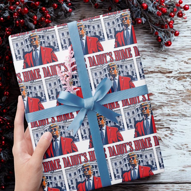 Daddy's Zuhause | Daddys Zuhause Trump Geschenkpapier (Von Creator hochgeladen)