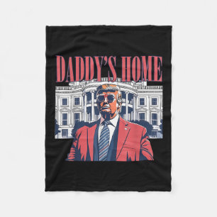 Daddys Zuhause, trump 2024: Amerika zurück Fleecedecke