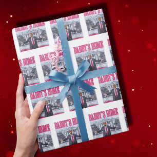 Daddys Zuhause Trump-Geschenkwrap Geschenkpapier