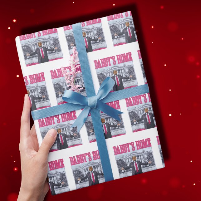 Daddys Zuhause Trump-Geschenkwrap Geschenkpapier (Von Creator hochgeladen)