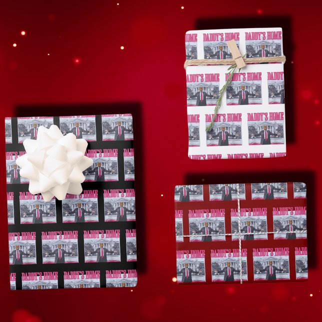 Daddys Zuhause Trump-Geschenkwrap Geschenkpapier Set (Von Creator hochgeladen)