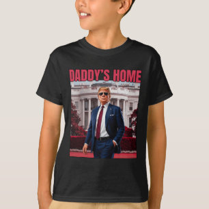 Daddys Zuhause Trump gibt 45 47 Funny Trump 2024 z T-Shirt