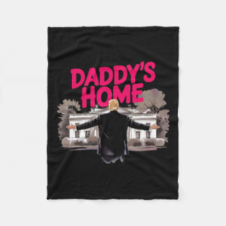 Daddys Zuhause Trump im Weißen Haus Zuhause Trump  Fleecedecke