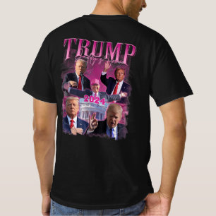 Daddys Zuhause Trump Pink 2024 bringt Amerika zurü T-Shirt